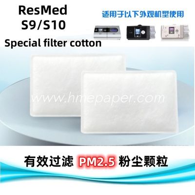 주문 100% 천연 솜 레스메드는 10개 필터 버릴 수 있는 CPAP 공급 부속물을 아이르센스 online manufacture