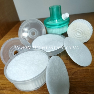 주문 공기 필터링을 위한 효과적인 HME 필터 종이 직경 36-65mm online manufacture