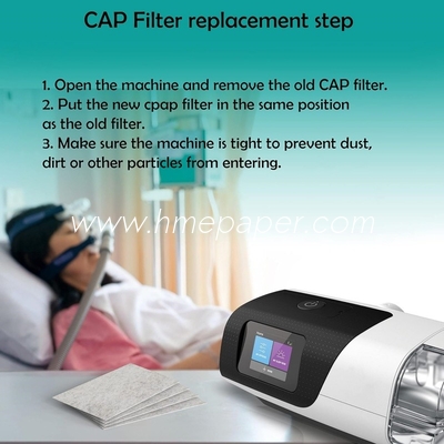 White Resplabs CPAP Filters Long-Lasting Compatible With The ResMed AirSense 11