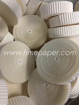 Durability 2-Level Cotton Absorbent Filter Paper White Color GB/T18830-2009 Safety Standard
