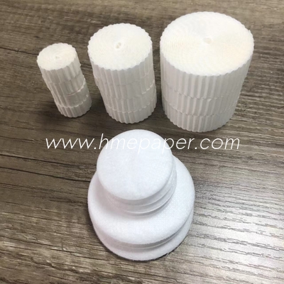 주문 버진 펄프 스타일 녹음 부러진 HME 필터 BV 호흡기 부품을 위한 비조직 공기 필터 online manufacture