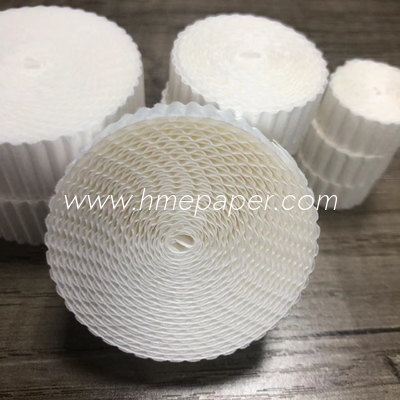 2 Layers Corrugated Paper Absorbent Filter Paper Cotton Pulp Material Hme Paper Roll