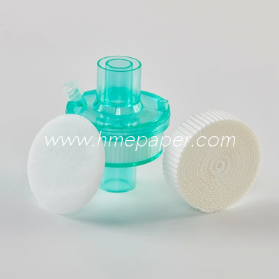 주문 원형 목재 페들 HME 필터 종이 맞춤형 지름 솔루션 online manufacture
