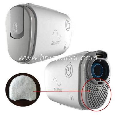 주문 Disposable CPAP Filter with 5micron Porosity 1 Year Warranty and 53MM*35MM Size for ResMed Mini Ventilator online manufacture