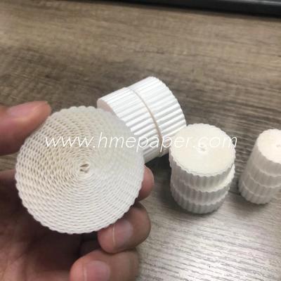 주문 HME 필터 종이 흡수성 종이 롤 (100% 면 펄프 재질, 220% 흡수율, 99.999% 효율) online manufacture