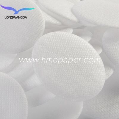 주문 백색 정전기 필터 용지 흡수성 직경 50mm ~ 90mm, HVAC 시스템 및 공기 정화 솔루션에 완벽 online manufacture