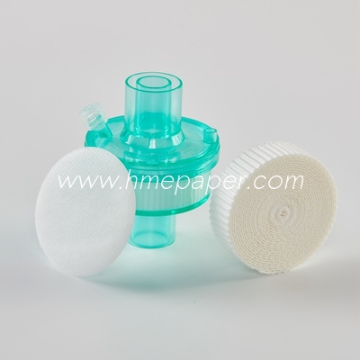 Circular Wooden Paddle HME Filter Papers with Customizable Diameter