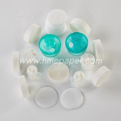 Medical Pleated HME Filter Paper Spirometry Filter Paper Tracheostomy Patient